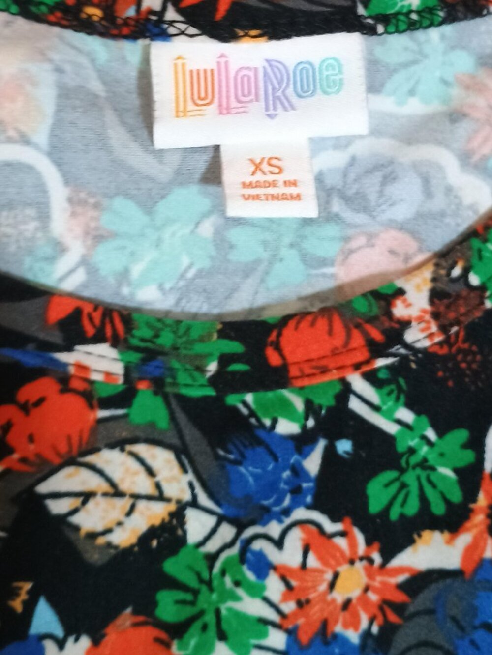 LuLaRoe/Carly Dress/Womens XS Floral Swing High Low Pocket NWT Comfy Travel Dres - Picture 2 of 11